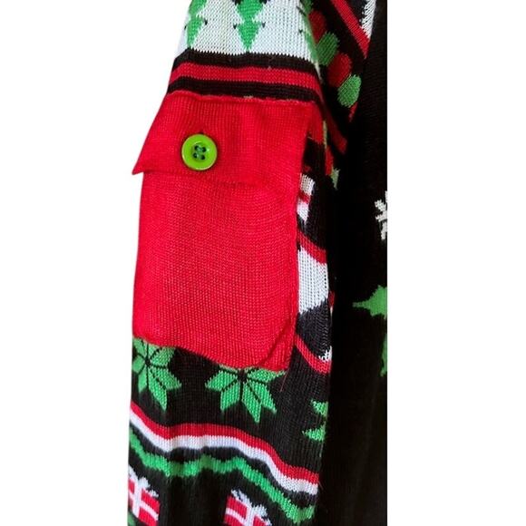 Tipsy Elves “You Miss, You Drink!” Target Game Christmas Sweater, Size M NWT - Picture 5 of 10